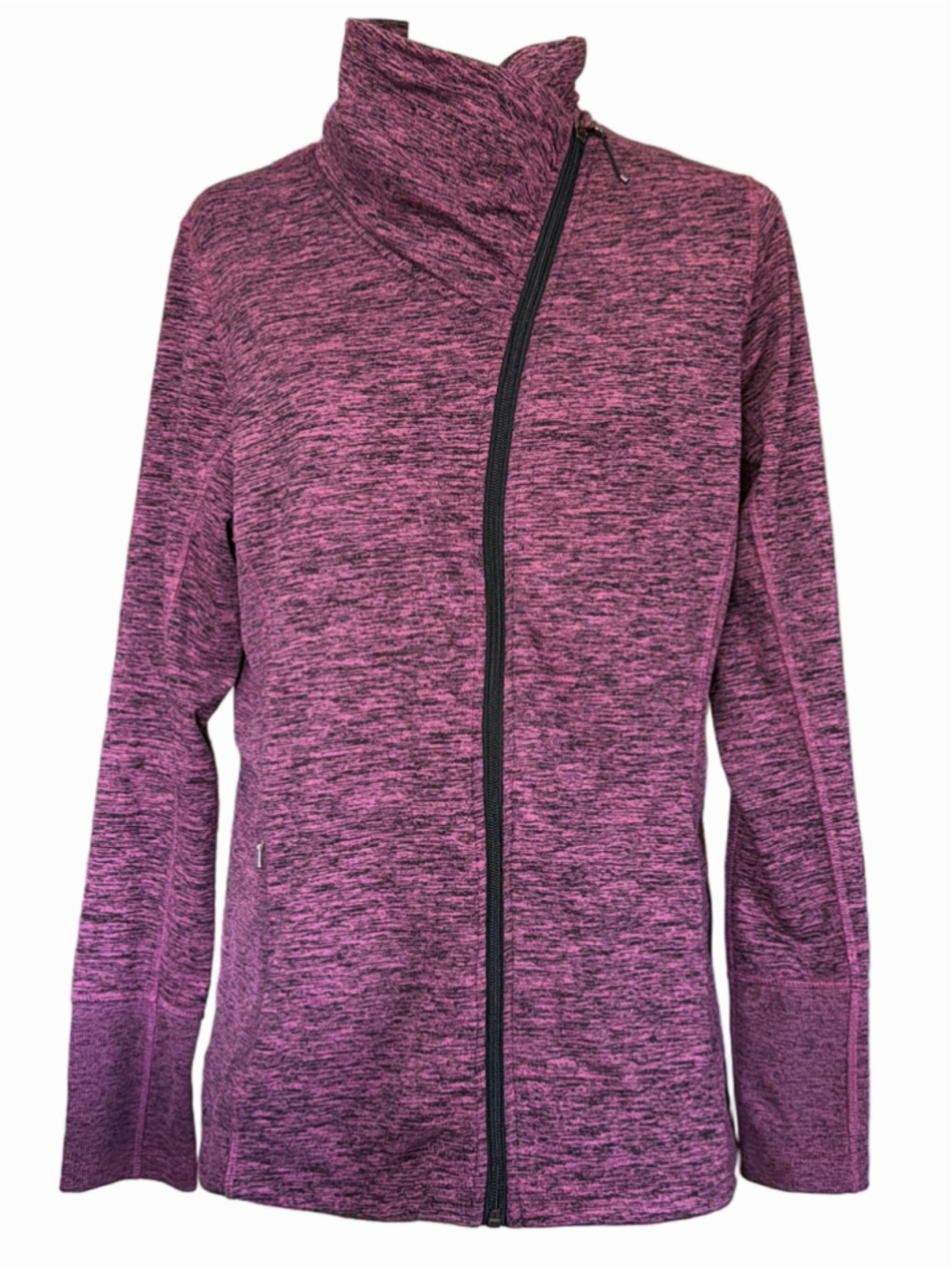 Women's CALIA by Carrie Underwood Zip-Up Sweatshirt, Purple/Black, Size L